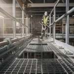 aménagement industriel caillebotis sur-mesure